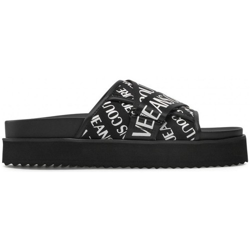 Pantofi Bărbați Papuci de vară Versace Jeans Couture 72YA3SM2 Negru