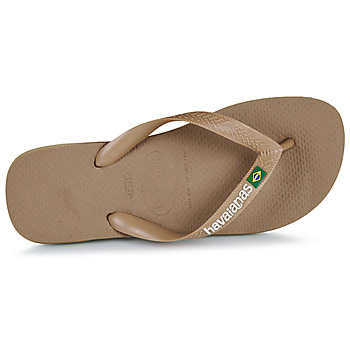 Pantofi Femei  Flip-Flops Havaianas BRASIL LOGO Bej