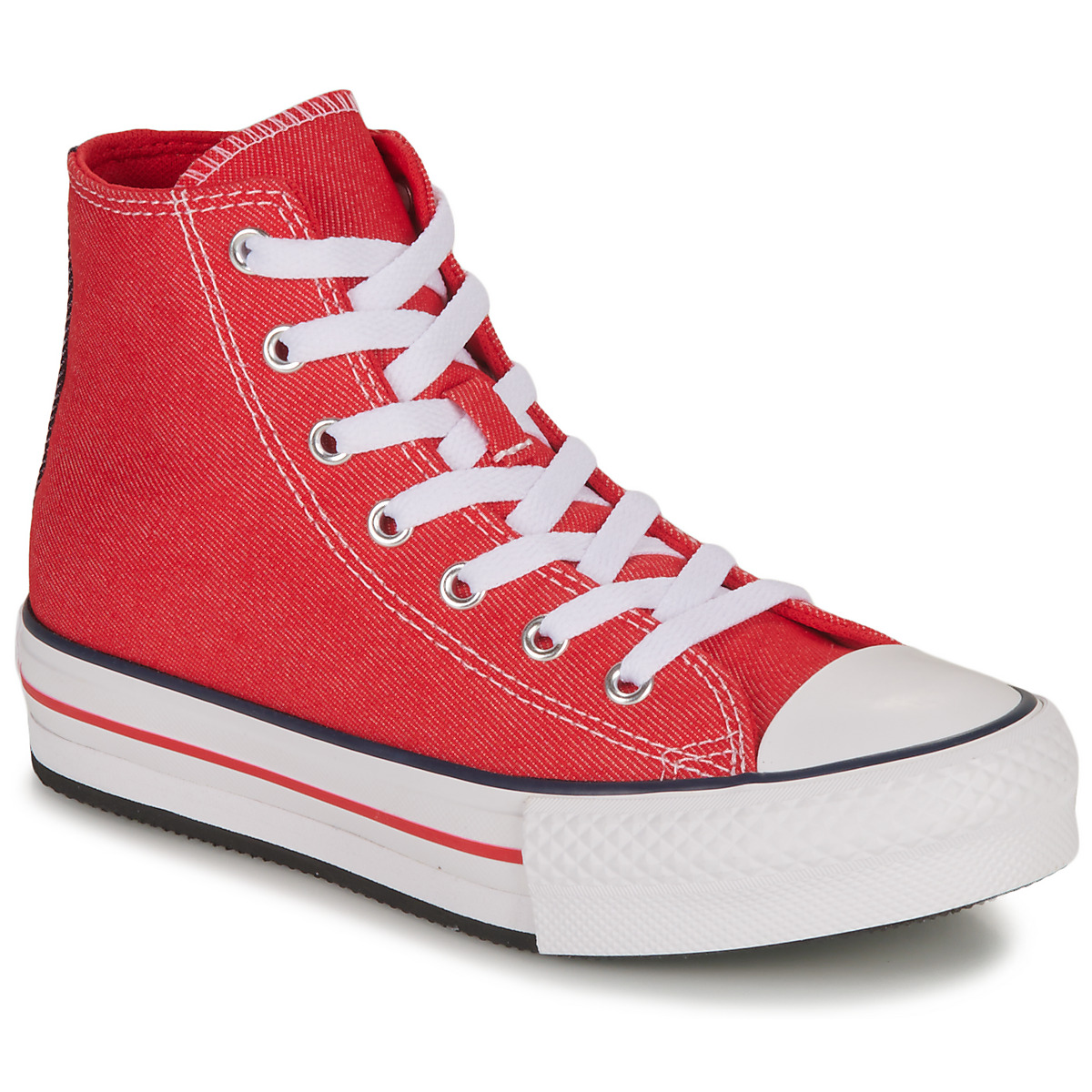 Pantofi Băieți Pantofi sport stil gheata Converse YOUTH CONVERSE CHUCK TAYLOR ALL STAR EVA LIFT PLATFORM RETRO DEN Roșu