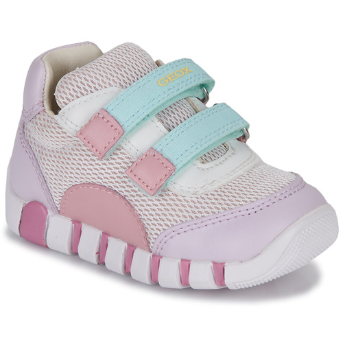 Pantofi Fete Pantofi sport Casual Geox B IUPIDOO GIRL Roz / Albastru