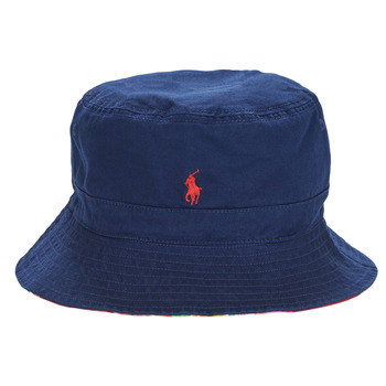 Accesorii textile Fete Sepci Polo Ralph Lauren REV BUCKET-HEADWEAR-HAT Albastru / Madras