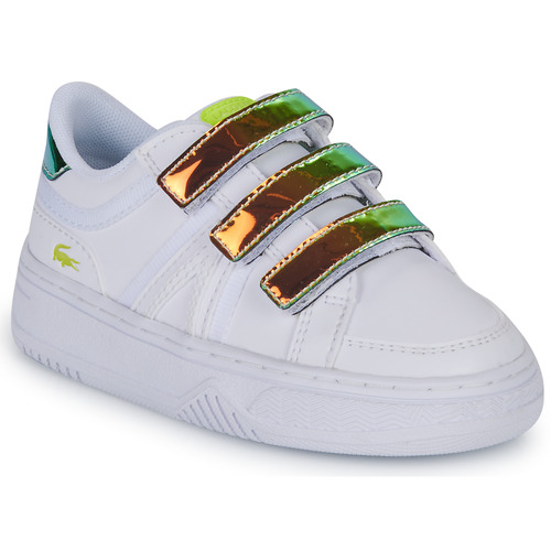 Pantofi Fete Pantofi sport Casual Lacoste L001 Alb / Iridescent