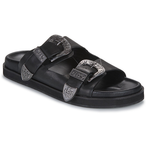 Pantofi Femei Papuci de vară Schmoove LUCIA BUCKLE Negru