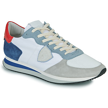 Pantofi Bărbați Pantofi sport Casual Philippe Model TRPX LOW MAN Alb / Albastru / Roșu