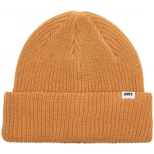 Accesorii textile Bărbați Căciuli Obey Bold organic beanie Maro