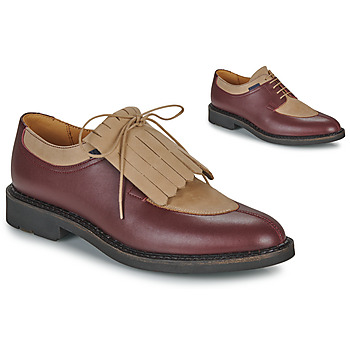 Pantofi Femei Pantofi Derby Pellet VANILLE Veal / GŁADKI / Vino / Bej