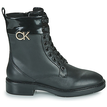 Calvin Klein Jeans RUBBER SOLE COMBAT BOOT W/HW