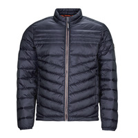 Îmbracaminte Bărbați Geci Jack & Jones JJEFLY PUFFER COLLAR Albastru