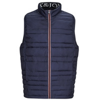 Îmbracaminte Bărbați Geci Jack & Jones JJSANTO BODYWARMER Albastru