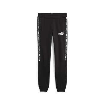 Îmbracaminte Băieți Pantaloni de trening Puma ESS TAPE CAMO SWEATPANTS FL B Negru