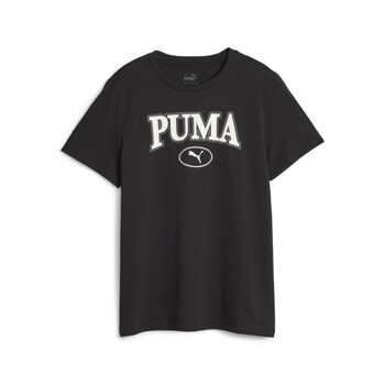 Îmbracaminte Băieți Tricouri mânecă scurtă Puma PUMA SQUAD TEE B Negru