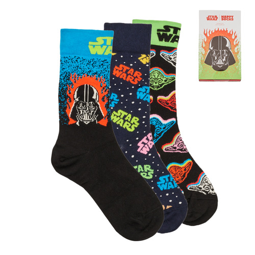 Accesorii Șosete înalte Happy socks STAR WARS X3 Multicolor