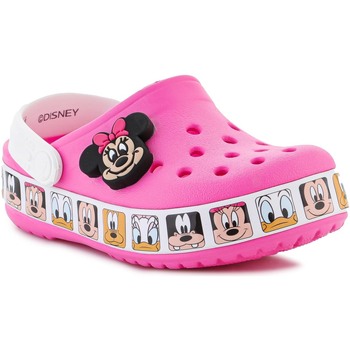 Pantofi Fete Sandale Crocs FL Minnie Mouse Band Kids Clog T 207720-6QQ roz