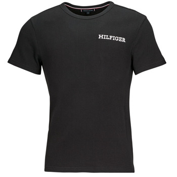 Îmbracaminte Bărbați Tricouri mânecă scurtă Tommy Hilfiger SS TEE Negru