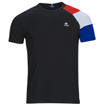 Îmbracaminte Bărbați Tricouri mânecă scurtă Le Coq Sportif BAT TEE SS N°1 Negru / Roșu