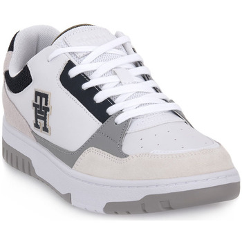 Pantofi Bărbați Sneakers Tommy Hilfiger YBS BASKET STREET Alb