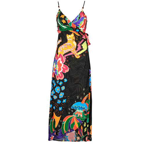 Îmbracaminte Femei Rochii lungi Desigual SWIM_SELVA Negru / Multicolor