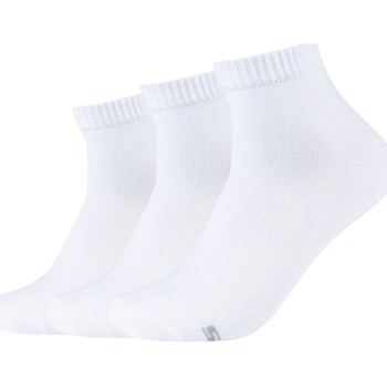 Accesorii Bărbați Sosete Skechers 3PPK Basic Quarter Socks Alb