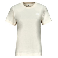 Îmbracaminte Femei Tricouri mânecă scurtă New Balance SMALL LOGO T-SHIRT Bej