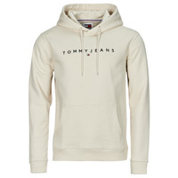 Îmbracaminte Bărbați Hanorace  Tommy Jeans TJM REG LINEAR LOGO HOODIE EXT Bej