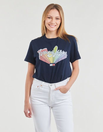 Tommy Jeans TJW BXY RAINBOW FLAG TEE