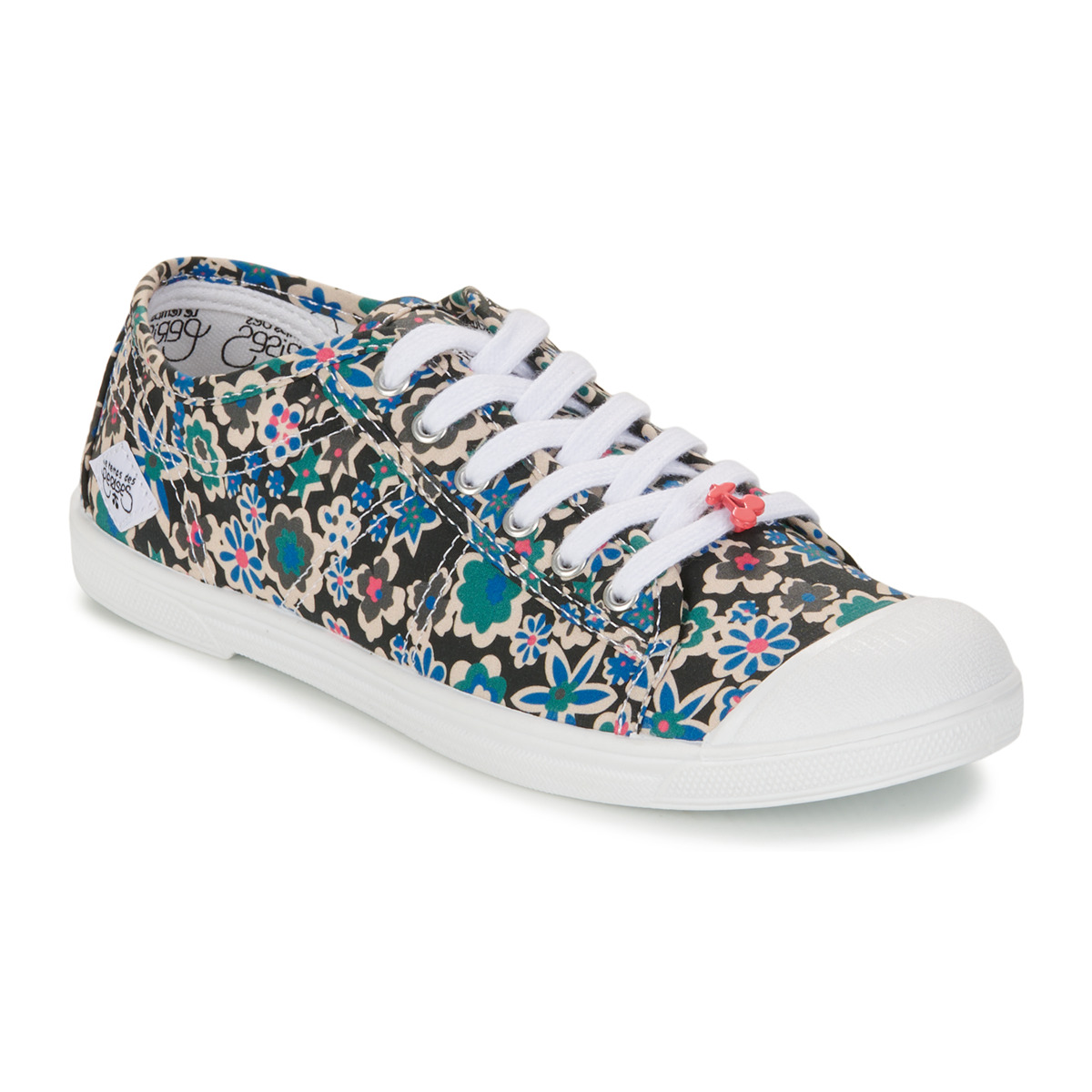 Pantofi Femei Pantofi sport Casual Le Temps des Cerises BASIC 02 Negru / Multicolor