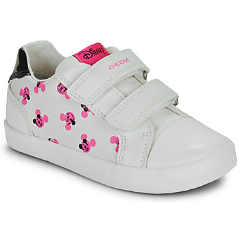 Pantofi Fete Pantofi sport Casual Geox B KILWI GIRL Alb / Roz