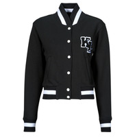 Îmbracaminte Femei Jachete Karl Lagerfeld varsity sweat jacket Negru / Alb