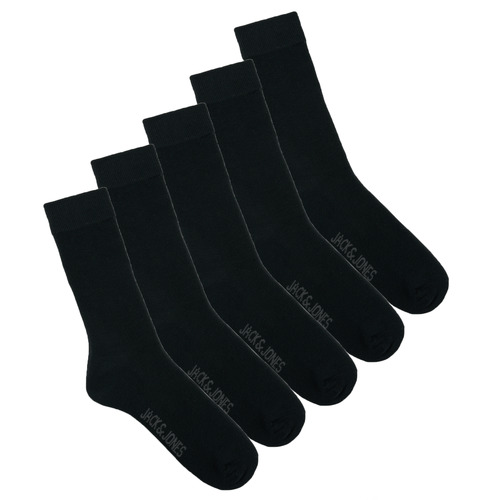 Accesorii Bărbați Șosete Jack & Jones JACJENS SOCK 5 PACK Negru