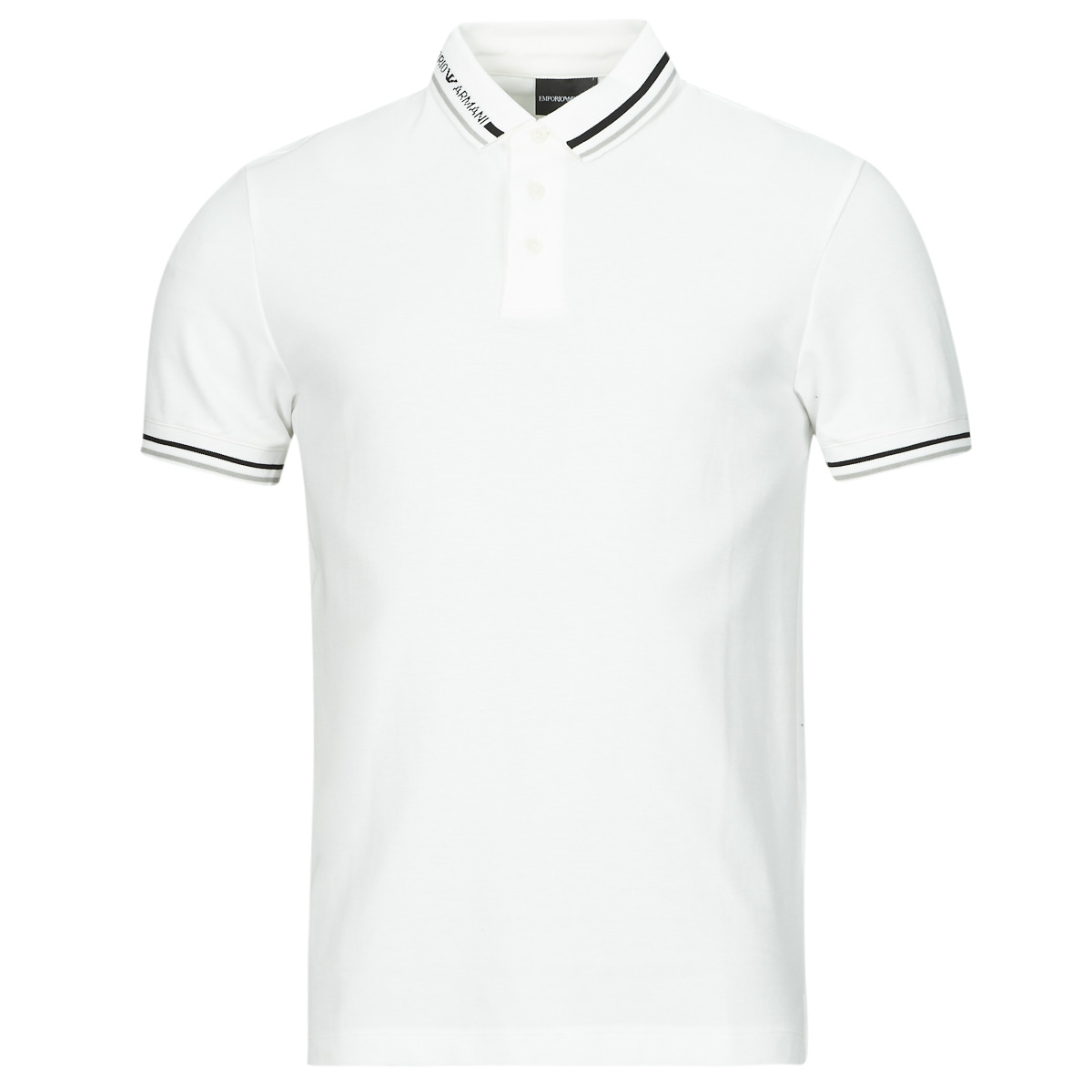 Îmbracaminte Bărbați Tricou Polo mânecă scurtă Emporio Armani POLO 3D1FM4 Alb