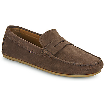 Pantofi Bărbați Mocasini Tommy Hilfiger CASUAL HILFIGER SUEDE DRIVER Maro