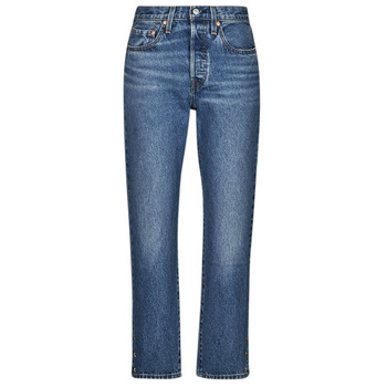 Îmbracaminte Femei Jeans boyfriend Levi's 501® CROP Albastru