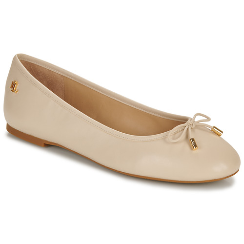 Pantofi Femei Balerin și Balerini cu curea Lauren Ralph Lauren JAYNA-FLATS-CASUAL Bej