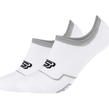 Accesorii Șosete Skechers 2PPK Cushioned Footy Socks Alb