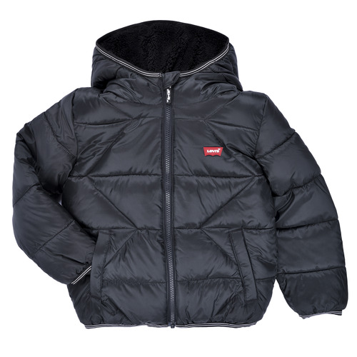 Îmbracaminte Băieți Geci Levi's LVB SHERPA LINED PUFFER JKT Negru