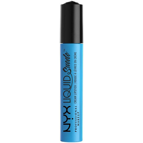 Frumusete  Femei Ruj de buze Nyx Professional Make Up Liquid Suede Cream Lipstick albastru