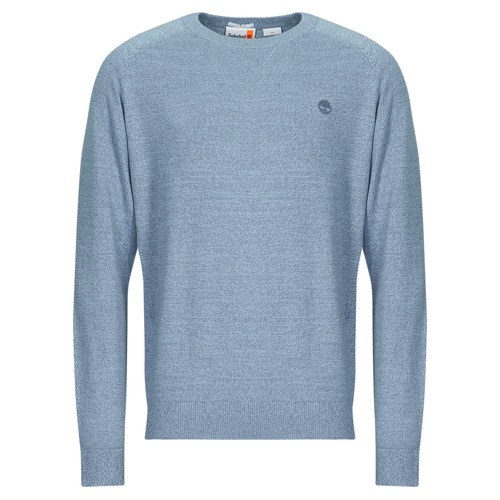 Îmbracaminte Bărbați Pulovere Timberland Cotton Raglan Sleeve CrewNeck Sweater Albastru