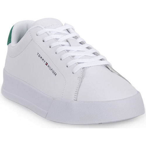 Pantofi Bărbați Sneakers Tommy Hilfiger OK4 COURT LEATHER Alb