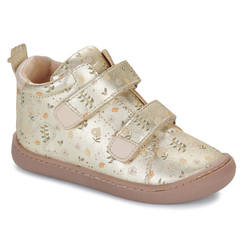 Pantofi Fete Pantofi sport stil gheata Easy Peasy MY DEBOO VELCRO+ Auriu