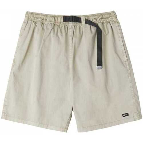 Îmbracaminte Bărbați Pantaloni scurti și Bermuda Obey Easy pigment trail short Gri