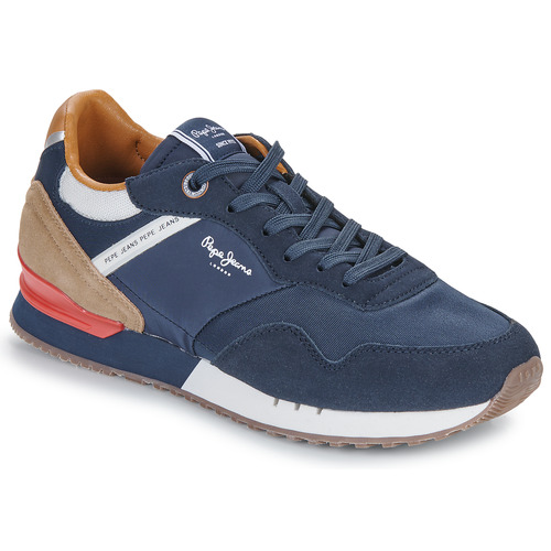 Pantofi Bărbați Pantofi sport Casual Pepe jeans LONDON BRAND M Albastru / Maro