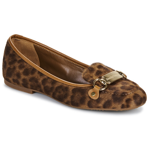 Pantofi Femei Balerin și Balerini cu curea See by Chloé SIGNATURE 1 Leopard