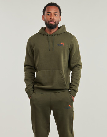 Îmbracaminte Bărbați Hanorace  Puma ESS+ 2 COL SMALL LOGO HOODIE FL Kaki