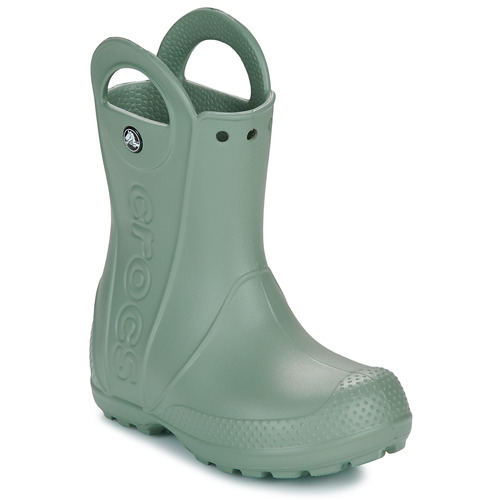 Pantofi Copii Cizme de cauciuc Crocs Handle It Rain Boot Kids Kaki