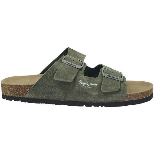 Pantofi Bărbați Papuci de vară Pepe jeans Bio m suede verde