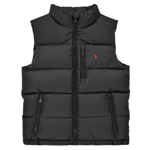 Îmbracaminte Copii Geci Polo Ralph Lauren EL CAP VEST-OUTERWEAR-VEST Negru