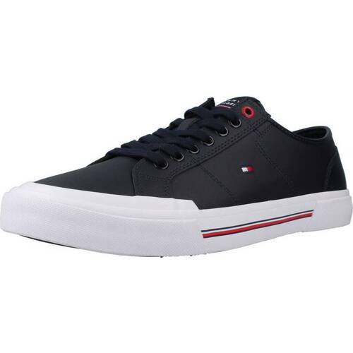 Pantofi Bărbați Sneakers Tommy Hilfiger CORE CORPORATE VULC LEAT albastru