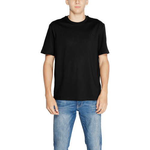 Îmbracaminte Bărbați Tricou Polo manecă lungă Antony Morato RELAXED HEAVY JERSEY COTTON MMKS02446-FA100239 Negru