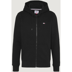 Îmbracaminte Bărbați Hanorace  Tommy Hilfiger REGULAR FLEECE ZIP HOODIE DM0DM09592 Negru