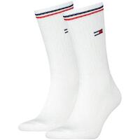 Accesorii Bărbați Sosete Tommy Hilfiger 2 Pack Flag Small Logo Socks White Alb